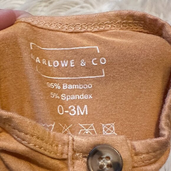 Marlowe & Co bamboo baby gown size 0-3 months // 3826 - Picture 3 of 3
